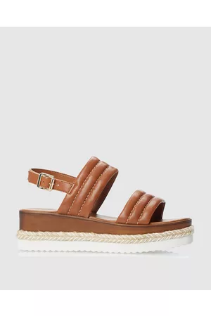 Dune lorde discount sandals rose gold