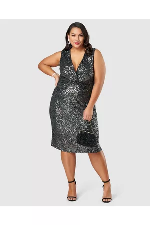 Pink Dusk Twist Of Seduction Sequin Dress - Dresses Twist Of Seduction Sequin Dress