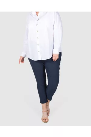 Love Your Wardrobe Tia Invisible Zip Stretch Pant - Pants Tia Invisible Zip Stretch Pant