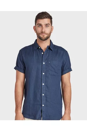 The Academy Brand Hampton Linen S S Shirt - Shirts & Polos Hampton Linen S-S Shirt