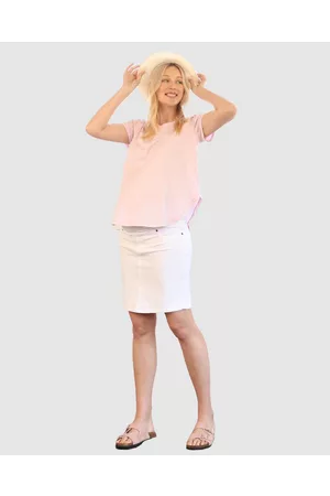 Angel Maternity Maternity Denim Skirt - Skirts Maternity Denim Skirt