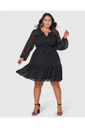 Pink Dusk Sheer Silhouette Smock Dress - Bridesmaid Dresses Sheer Silhouette Smock Dress
