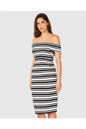Soon Maternity Claire Off Shoulder Dress - Bodycon Dresses Claire Off-Shoulder Dress