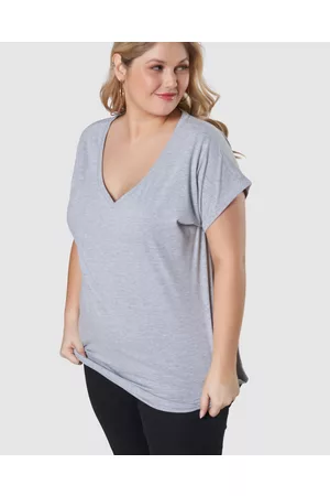 Indigo Tonic Jacinta Longline V Neck Tee - Tops Jacinta Longline V Neck Tee