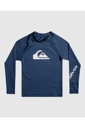 Quiksilver Boys 2 7 All Time Long Sleeve Upf 50 Rash Vest - Swimwear Boys 2 7 All Time Long Sleeve Upf 50 Rash Vest