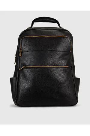 Amerigo Matt Black - Leather Duffle Bag - Republic of Florence