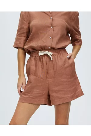 White By FTL Weston Shorts - High-Waisted Weston Shorts