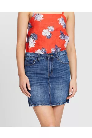 White By FTL Austin Denim Skirt - Denim skirts Austin Denim Skirt