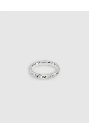 Ichu Personalised Letter X Ring - Jewellery Personalised Letter X Ring