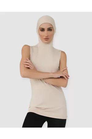 MOD SQUAD Luxe Sleeveless Hooded Tank Base Layer - Tops Luxe Sleeveless Hooded Tank Base Layer