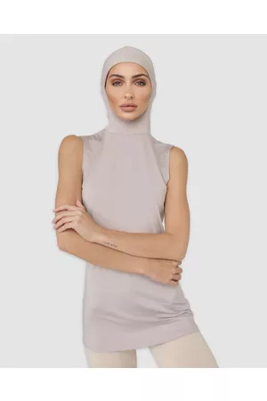 MOD SQUAD Luxe Sleeveless Hooded Tank Base Layer - Tops Luxe Sleeveless Hooded Tank Base Layer