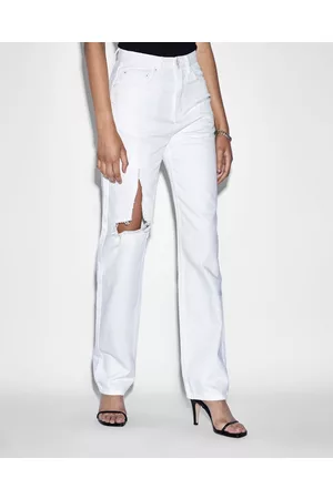 KSUBI Playback Blanc Sliced - High-Waisted Playback Blanc Sliced