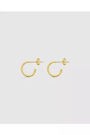 Ichu Rope Twist Hoops - Jewellery Rope Twist Hoops