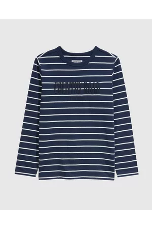 COUNTRY ROAD Teen Verified Australian Cotton Heritage T shirt - Long Sleeve T-Shirts Teen Verified Australian Cotton Heritage T-shirt