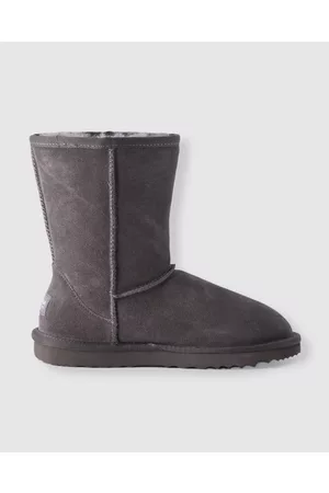 Grey hot sale boots women