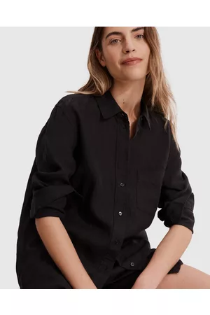 COUNTRY ROAD Organically Grown Linen Shirt - Short Sleeve T-Shirts Organically Grown Linen Shirt