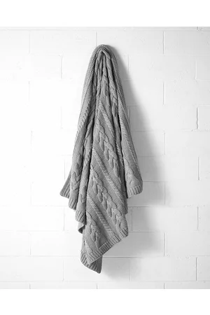 Aura Cable Knit Throw - Home Cable Knit Throw