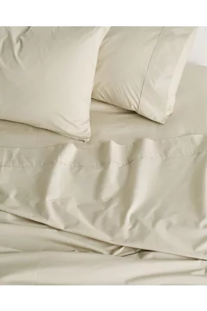 Linen House Vienna 300TC Cotton Percale 40cm Fitted Sheet - Home Vienna 300TC Cotton Percale 40cm Fitted Sheet
