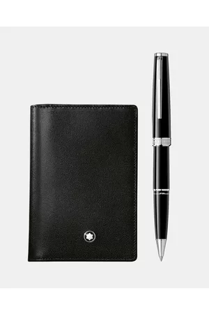 Montblanc PIX Rollerball & Meisterstück Business Card Holder Set - Wallets PIX Rollerball & Meisterstück Business Card Holder Set
