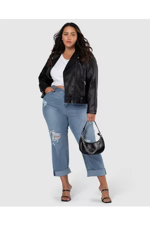 Sunday In The City Jump Around Distressed Jean - Jeans Jump Around Distressed Jean