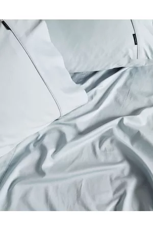 Linen House Augusta 500TC Cotton Sateen Flat Sheet - Home Augusta 500TC Cotton Sateen Flat Sheet