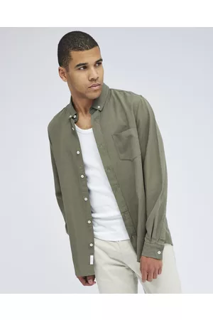 AM James Linen Cotton Blend Long Sleeve Shirt - Shirts & Polos James Linen Cotton Blend Long Sleeve Shirt