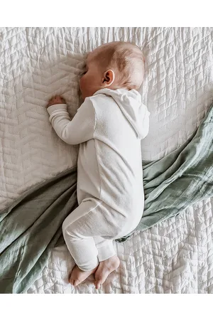 WITH LOVE FOR KIDS Basics Thick Ribbed Hooded All In One Babies - Longsleeve Rompers Basics Thick Ribbed Hooded All In One - Babies
