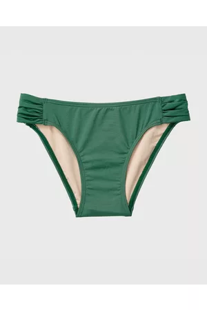 Aqua Blu Stepping Stones Gathered Side Briefs Teens - Bikini Bottoms Stepping Stones Gathered Side Briefs - Teens