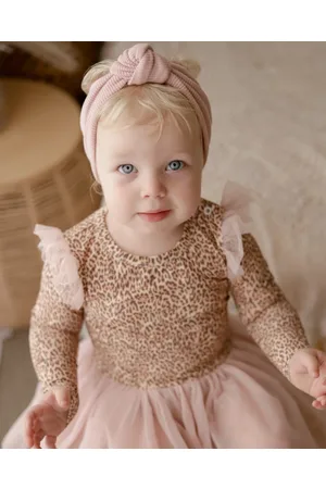 WITH LOVE FOR KIDS Tulle Flutter Long Sleeve Tutu Onesie Babies - Onesies Tulle Flutter Long Sleeve Tutu Onesie - Babies