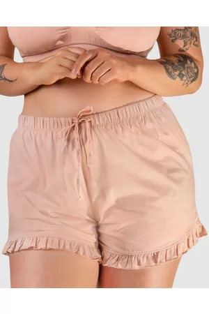 B Free 100% Cotton Frill Shorts - Sleepwear 100% Cotton Frill Shorts