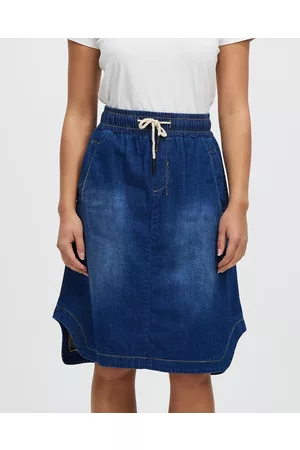 DRICOPER DENIM Cecil Indigo Skirt - Denim skirts Cecil Indigo Skirt