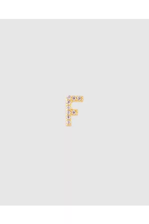 FAIRLEY Letter Stud F - Jewellery Letter Stud - F
