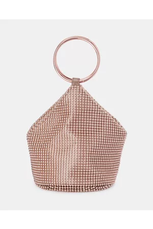 Olga Berg Bianca Ball Mesh Handle Bag - Clutches Bianca Ball Mesh Handle Bag