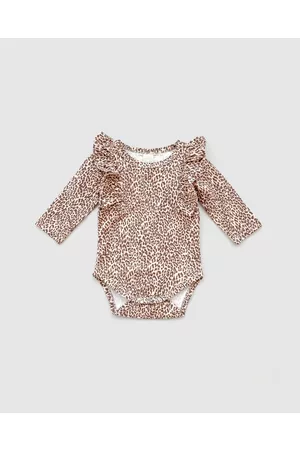 WITH LOVE FOR KIDS Shimmy Long Sleeve Onesie Babies - Bodysuits Shimmy Long Sleeve Onesie - Babies