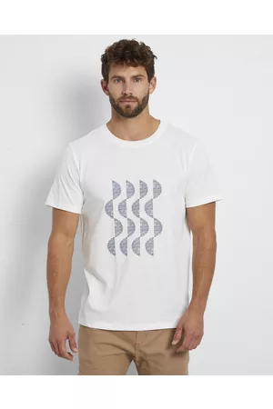 AM Wells Print Crew Neck Tee - Short Sleeve T-Shirts Wells Print Crew Neck Tee