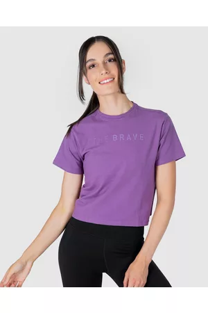 The Brave Signature Cropped T Shirt - Short Sleeve T-Shirts Signature Cropped T-Shirt