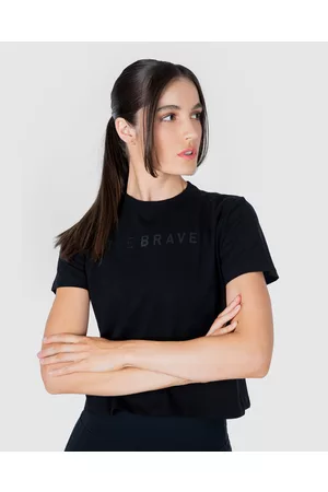 The Brave Signature Cropped T Shirt - Short Sleeve T-Shirts Signature Cropped T-Shirt