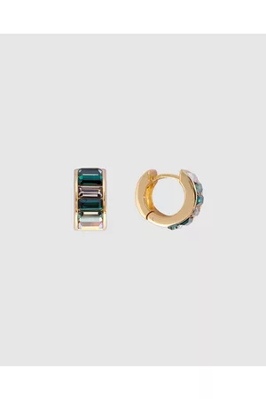 FAIRLEY Ombre Crystal Huggies - Jewellery Ombre Crystal Huggies