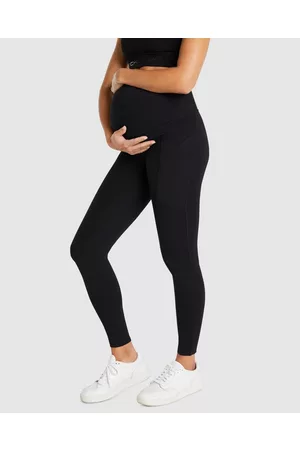 Rockwear Maternity Pocket Full Length Tights - Full Tights Maternity Pocket Full Length Tights