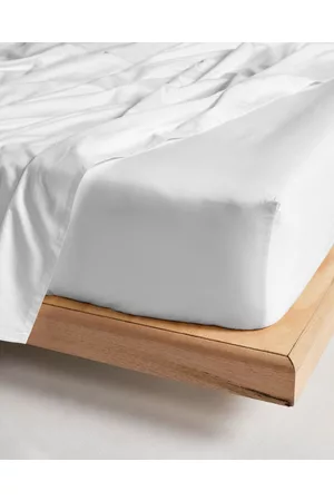 Linen House Augusta 500TC Cotton Sateen Fitted Sheet - Home Augusta 500TC Cotton Sateen Fitted Sheet