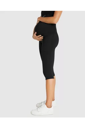 Rockwear Maternity Pocket 3 4 Tights - 3/4 Tights Maternity Pocket 3-4 Tights