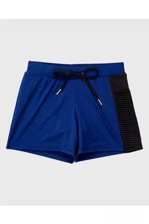 Aqua Blu Building Blocks Lycra Swim Shorts Teens - Briefs Building Blocks Lycra Swim Shorts - Teens