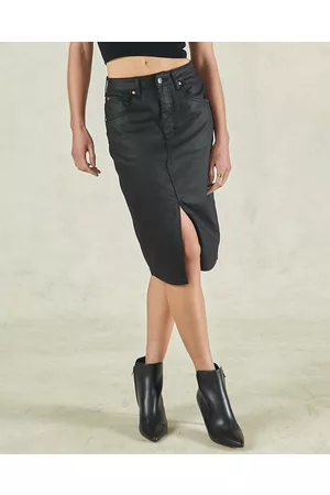 DRICOPER DENIM Worn Coated Revival Skirt - Denim skirts Worn Coated Revival Skirt