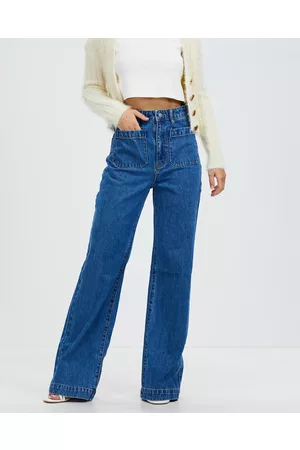 Rollas Sailor Jeans Long - High-Waisted Sailor Jeans Long
