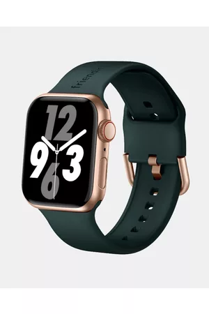 Friendie Silicone Band with Modern Gold Buckle – The Byron – Apple Compatible - Fitness Trackers Silicone Band with Modern Gold Buckle – The Byron – Apple Compatible
