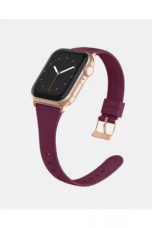 Friendie Slim Silicone Band with Classic Gold Buckle – The Gippsland – Apple Compatible - Fitness Trackers Slim Silicone Band with Classic Gold Buckle – The Gippsland – Apple Compatible
