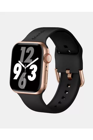 Friendie Silicone Band with Modern Gold Buckle – The Byron – Apple Compatible - Fitness Trackers Silicone Band with Modern Gold Buckle – The Byron – Apple Compatible