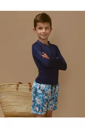 Aqua Blu Everglade Running Shorts Kids - Swimwear Everglade Running Shorts - Kids