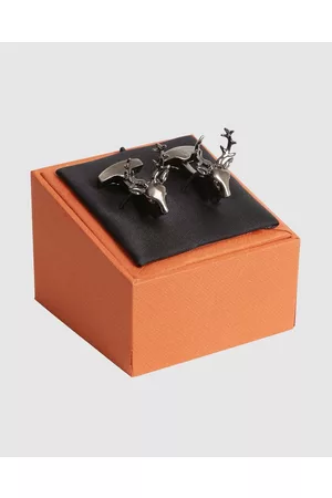 Simon Carter Stag Head Cufflink - Ties & Cufflinks Stag Head Cufflink