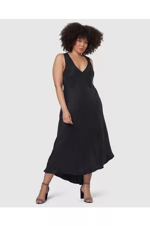 Sunday In The City Hell & Back Asymmetric Midi Dress - Wedding Dresses Hell & Back Asymmetric Midi Dress